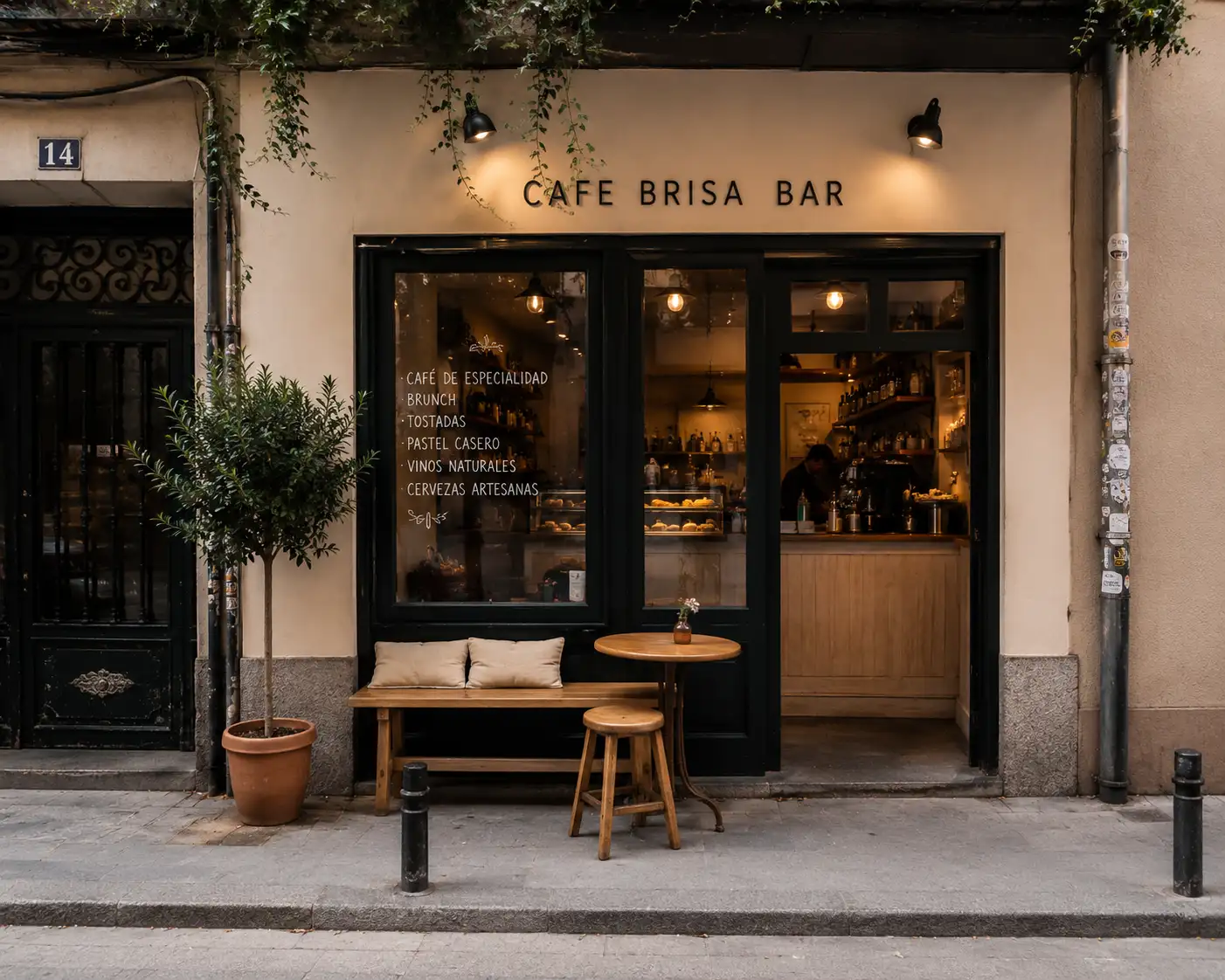 Fachada de Cafe Brisa Bar